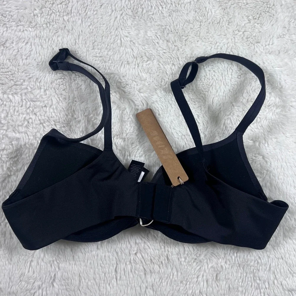 SKIMS Ultimate Push Up Plunge Bra Onyx Black BA-PLG-9214 Women's Size 32A NEW - Picture 5 of 12
